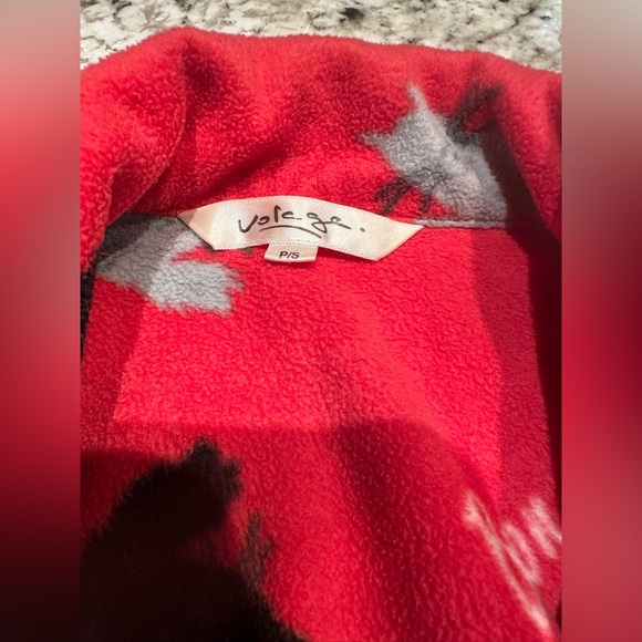 Volage Pink Cat Womens Pajama Set - Picture 2 of 4